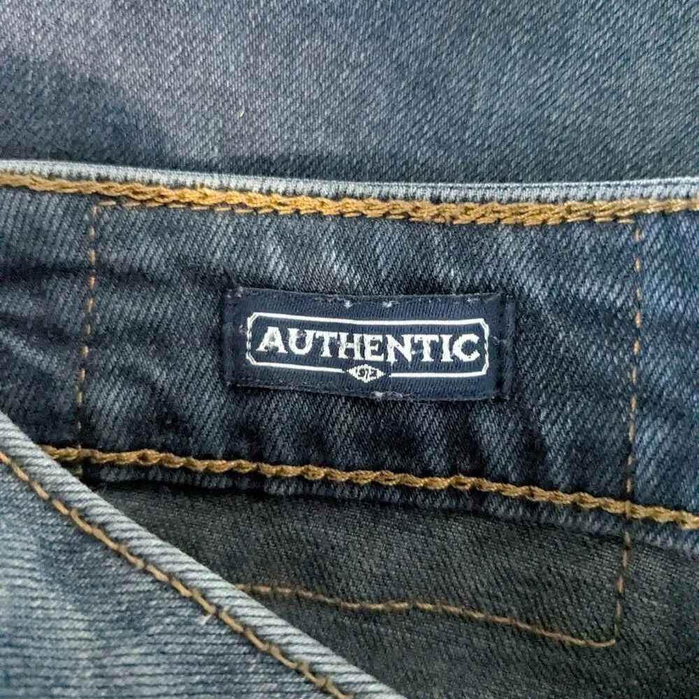 BUFFALO DAVID BITTON Relaxed Straight Blue Denim Jeans; Size 40 x 32